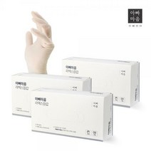 아빠마음 요리용 식품용 라텍스장갑 100매 중형, 상세페이지참조