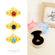 금아당 [금아당] 24k 탄생석 돌반지 1.875g