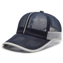 등산용모자 남성용등산모자 메쉬 캡모자 소형 네이비