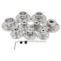 mdps 커플링 리지드 플랜지 커플 링 모터 가이드 샤프트 커플러 지원 커넥터, 2개 3mm