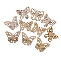 QDY 10 나무 크리스마스 웨딩 방명록 Decoupage 홈 인테리어 diy, 자연
