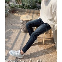 바이커진 슬림핏 명품스타일 남자청바지 데님청바지