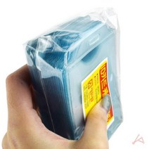명찰비닐 50개 사원증비닐케이스 공무원증케이스 단체명찰