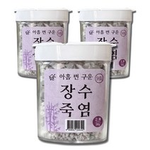 일촌 9번 구운 9회 장수죽염 알갱이(38g)-전통방식 구회 구죽염 용융소금, 3개, 38g