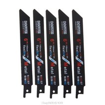 5개 150mm 6 인치 블레이드 왕복 톱 날카로운 S922EF BIM 18TPI 두꺼운 금속 목재 절단 용 D09 20 드롭쉽, 한개옵션0