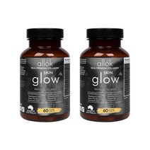 allók 스킨 글로우 프리미엄 콜라겐 60 정 Skin Glow Premium Collagen 60 Tablets, 2개