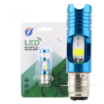 Asla RTD 원래 m11g p15d T19 LED 오토바이 헤드 라이트 전구 16W 12V 화이트 + 블루 하이/로우 빔 헤드 램프 램프 야마하 Y125z 혼다 웨이브 100, DRL