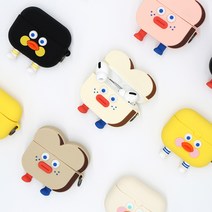 폭시샵 브런치 브라더 에어팟 프로 실리콘 케이스, 블랙덕