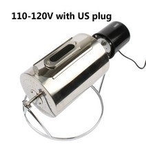 커피볶는기계 가정용 원두볶는기계 원두 로스팅기 CUKYI-110V/220V 가정용 전기 커피 로스터 40W 전원 스, 01 110V without holes_01 미국