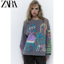 ZARA 자라 패턴 워싱 맨투맨
