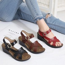 카라코사 5cm 원버클 사선라인 편안한 샌들