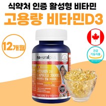 비타민디 비타D 비타디 비타민 D3 써니디 식약처 인정 50대 60대 부모님 선물 세트 명절 식약처 인증 비타민D 비타민 영양제 2000iu 캐나다 직수입 여성 남자 성인 청소년