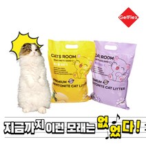 캣츠룸 고양이 화장실탈취 천연 벤토나이트모래(4kg), 쟈스민, 2팩