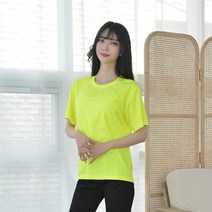[바보사랑] 지앤제이 쿨론 형광 라운드(반팔) 티셔츠
