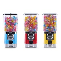 크크섬 추억의 캡슐뽑기기계 가챠 머신 소형 토이미니어처 뽑기기계 캡슐토이, 옐로우 [500원 동전1개용]