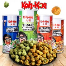 완두콩 튀김 간식 好的 没问题 태국 수입 제로 식품 빅 브라더 g 캔은 Sriracha 맛 겨자 녹두 바삭한 완두콩입니다, 머스터드맛 180g 4캔