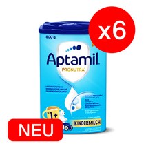 [압타밀 독일내수용 3시마감] 압타밀 new 프로누트라 킨더밀쉬 1단계 (5kg까지면세!) 분유, 600g, 6