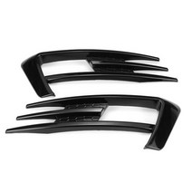 전면 그릴 범퍼 카본 bmw 벤츠 마세라티 아우디 호환 2pcs 앞 안개등 골프 7 mk7 7.5 vii facelift tsi tdi 2012-2020 안개 램프 눈썹 커버, 딥 그린