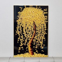 황금 돈나무 평면 액자 금전운 행운 하이그로시 인테리어그림 액자 집들이선물