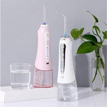 Anu 구강 세정기 치간 칫솔 대용량 물 치실 무선 치아 세척기 anu-or09, 화이트