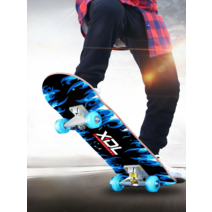 롱보드 초보용 크루져보드 댄싱 롱 스트리트 스케이트 보드, 키즈-스파이더 슈퍼맨 플래시 휠