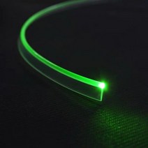소프트 직경 3mm 클리어 T 형 스커트 사이드 글로우 광섬유 케이블 라이트 사이드 리본 내장 PMMA 자동차 유연한 장착 장식 RGB, 변하기 쉬운