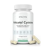 Anti Aging NAC 나크Supplement N Acetyl 시스테인 600mg 함유 Quercetin 밀크시슬 Molybdenum 셀레늄 750mg serv N Acetyl