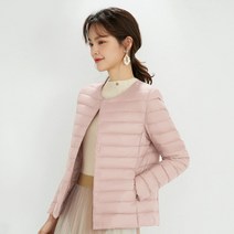 여성 초경량 오리털 패딩 아우터 자켓