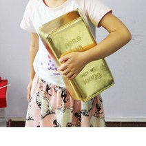 리얼 브릭 순금 실버 홈파티 쿠션 베개 쿠션 집들이 필수 선물, 금색
