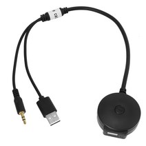BMW 미니 쿠퍼용 무선 블루투스 AUX 및 USB 음악 어댑터 케이블, 한개옵션0, 한개옵션0