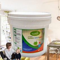 선샤인 천연페인트(4리터), 화이트+작업도구, 4l, 1개