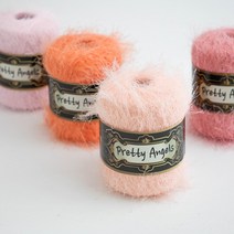 야나 프리티 엔젤(Pretty Angels) 솔잎사 폴리에스터 사계절 뜨개실 코바늘 대바늘실, 17 플럼버건디