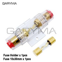 퓨즈 자동차 오디오 수리 agu 퓨즈 홀더 20a 50a 60a 80a 100a 10x38mm 자동차 스테레오 오디오 회로 차단기 자동차 용 인라인 퓨즈 차량 자동, 퓨즈 및 퓨즈 홀더, 20시