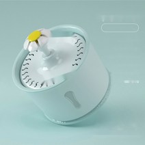 고양이 자동 음수대 급수기 강아지 물그릇 정수기 펫, 라이트그린 램프 포함 업그레이드 무음