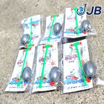 잘자바 묶음추 - 원투 채비 봉돌 대물 낚시 바다 묶음 바늘 카드 로케트 백조기, 묶음추 10호 바늘 12호