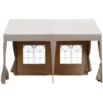 주차 천막 주차장 야외 텐트 가든 가제보 주택 사각, 3x4주변천+거짓창