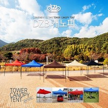 CozyYunbio DZB 접이식 캐노피 천막 지붕만 야외 실내 포장마차 테라스 옥상 그늘막 텐트 행사용, DZ지붕3X6 블루