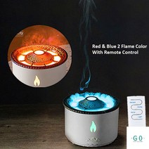 불멍가습기 에어레스트 아로마오일 탁상용 무드등 원룸 고양이 강아지 차량 책상용, 한국, White 2 Color, 220V
