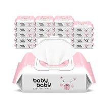 베이비베이비 물티슈 트윙클 120매 x 20팩 캡형