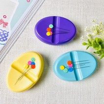 핀쿠션 컬러핀쿠션 마그네틱 핀쿠션 자석핀쿠션, 옐로우, 1개