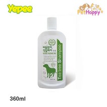 예삐 안심케어 애견 강아지 반려동물 티트리샴푸 360ml(비듬방지 각질제거)