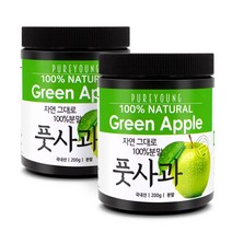 퓨어영 국산 풋사과분말 200g 풋사과가루, 풋사과가루200g, 2통