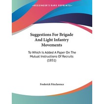 Suggestions For Brigade And Light Infantry Movements: To Which Is Added A Paper On The Mutual Instru... Paperback, Kessinger Publishing, English, 9781437022094
