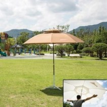 특대형 파라솔 2.7M 야외 캠핑 휴대용 비치파라솔, 파라솔2.7M-블루