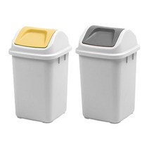 창신리빙 국민 휴지통 스윙 10L 2가지 색상, 1개, 그레이