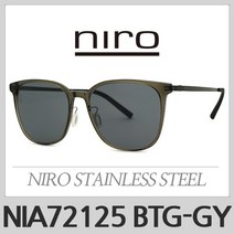 니로 선글라스 NIA72125 BTG-GY