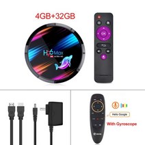 VONTAR H96 스 X3 90 TV 박스 4 기가 바이트 18 Amlogic S905X3 쿼 코어 BT 8K H96MAX 64 3 셋톱, CHINA_Au 플러그 | 4GB32GB G10 RC