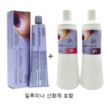 웰라 일루미나염색약 80g NEW 컬러 전용산화제100ml 포함, 6%정품산화제100ml포함, 포레6