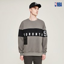 [NBA] 유니 포켓 디테일 절개 배색 맨투맨 (N194TS024P)