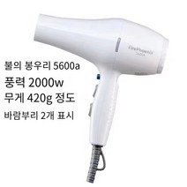COSYEVNO 케어 이온 프리미엄 드라이기, 불꽃의 피닉스 5600A 화이트